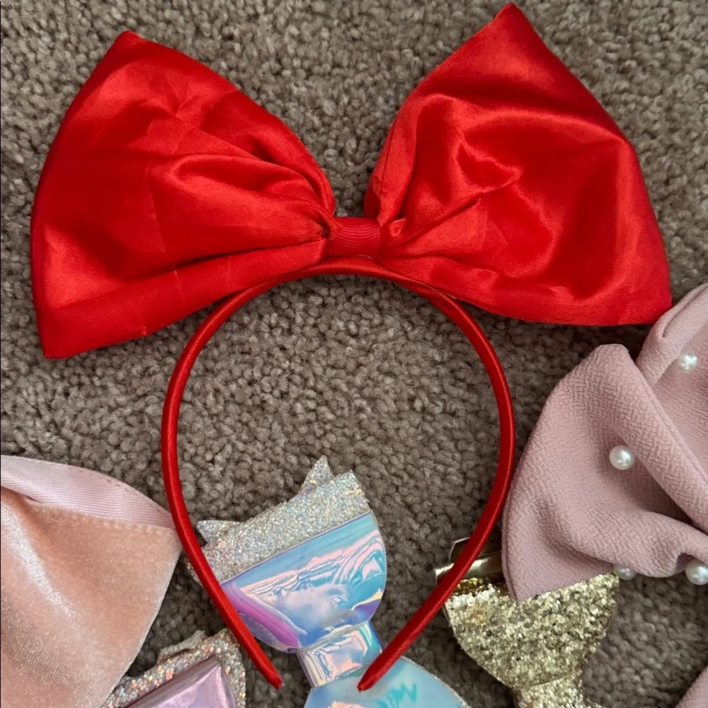 💜 3 for $10 Colorful Bow Headband Set for Kids